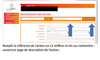 Tutoriel pour l'inscription à une action de DPC